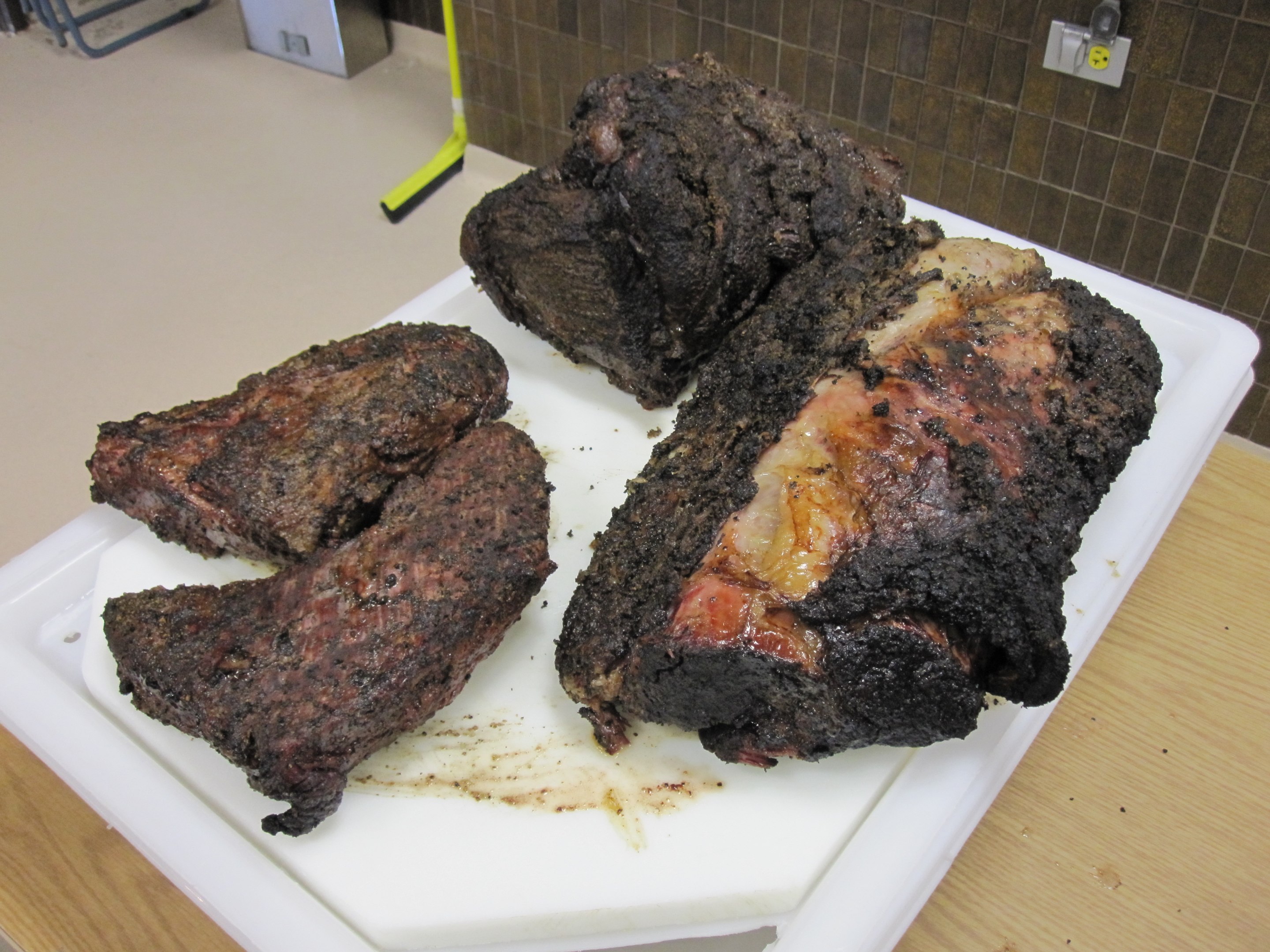 Displaying different cuts of BBQ beef