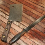 Cleaver and knife