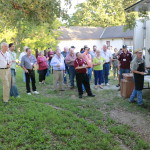 Participants looking at Southside Market and Barbecue catering rig