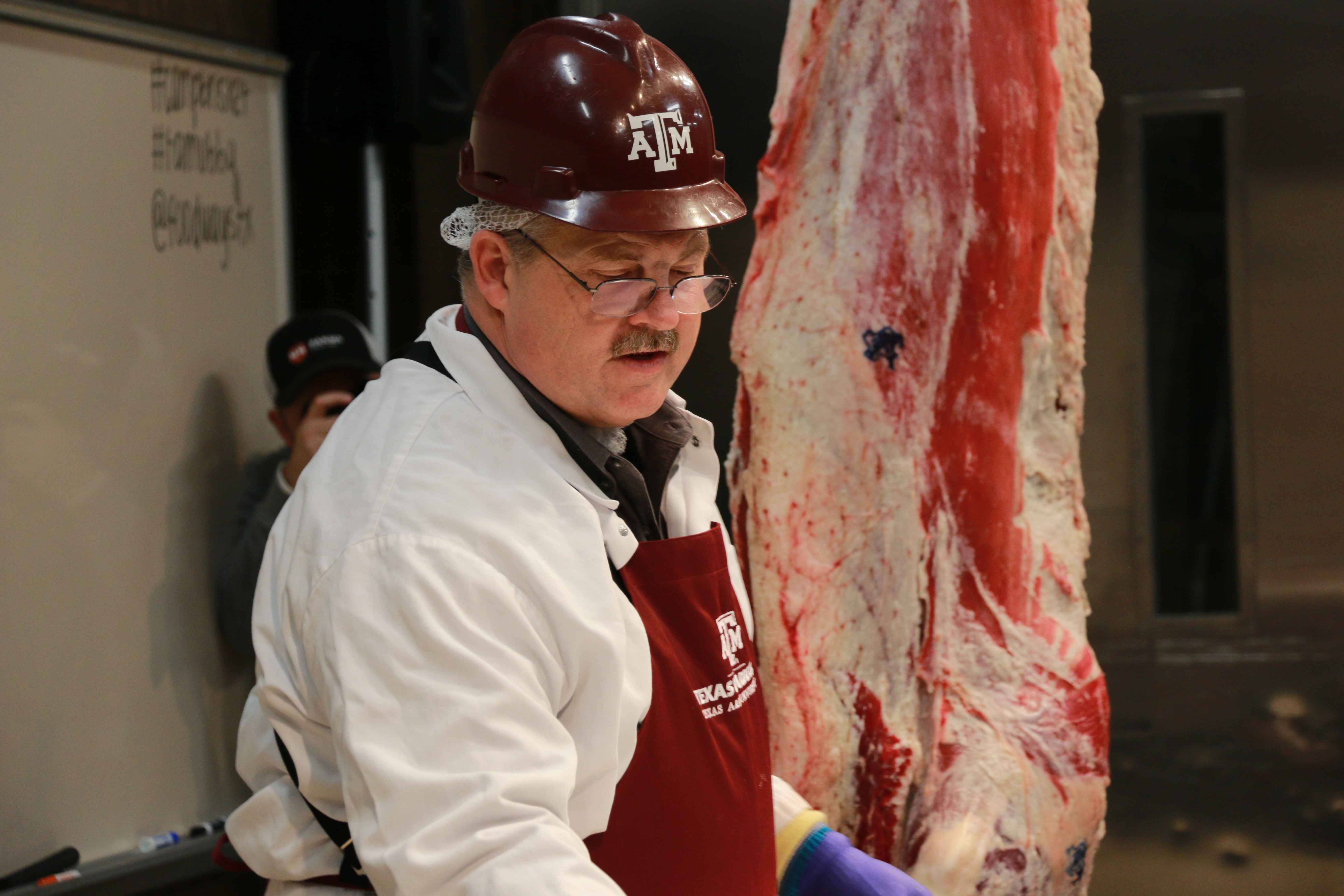 Davey Griffin discussing the anatomy of a brisket