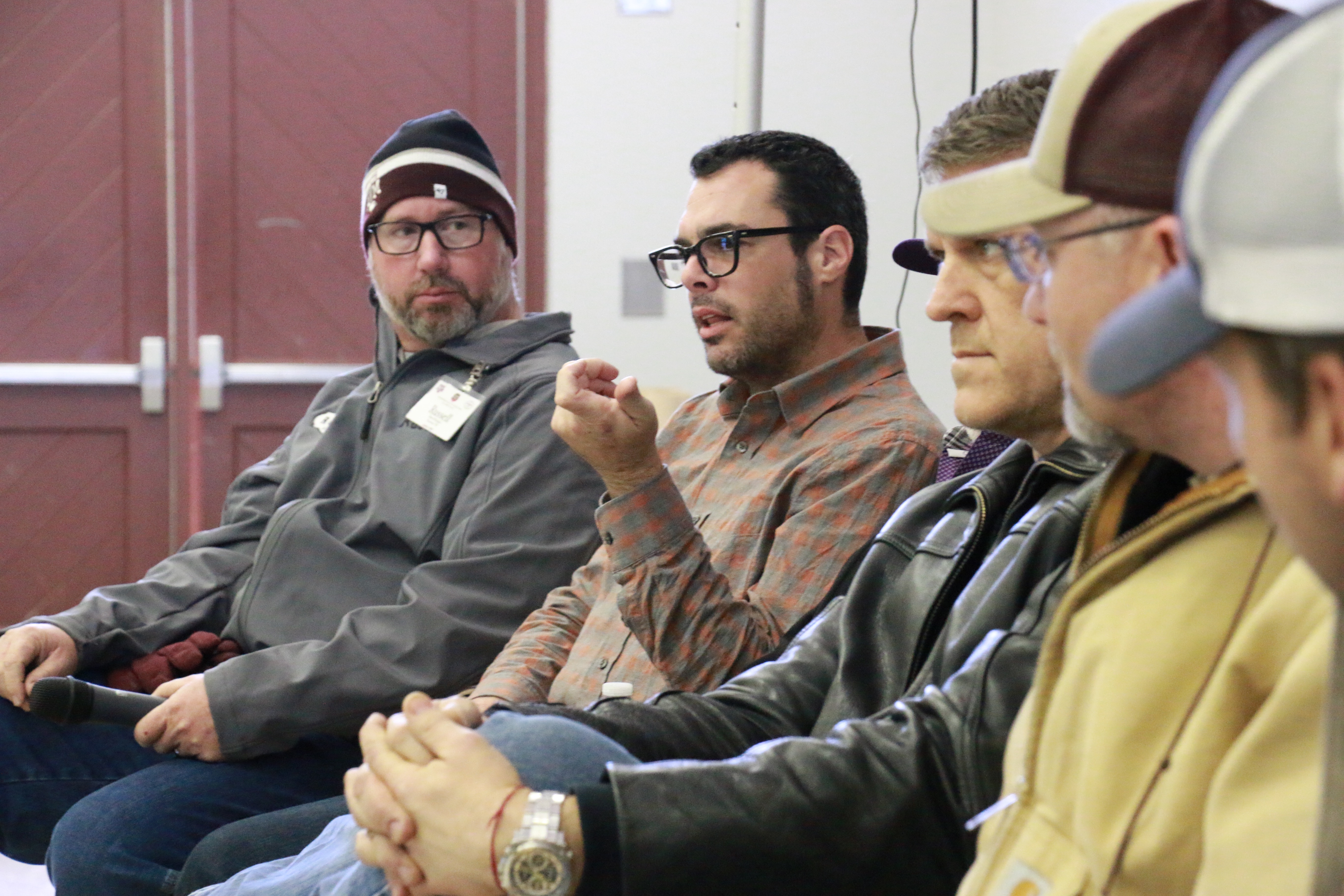 Aaron Franklin, Frank Barbecue on the Pit Design and Maintenance panel at Camp Brisket