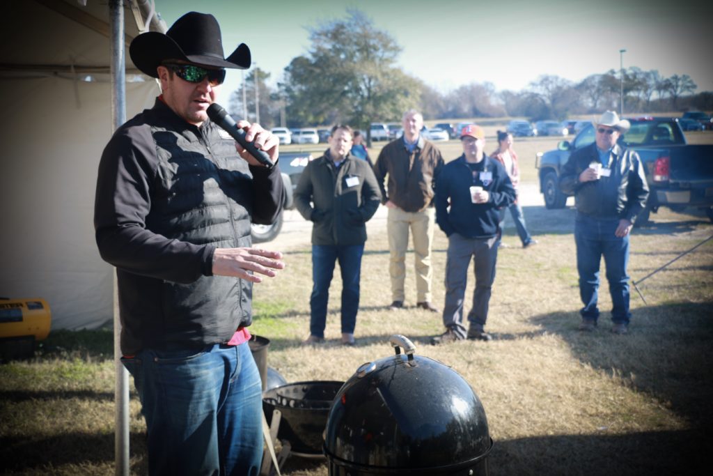 Kevin Kolman, Weber-Stephens, talking about Weber Smoky Mountain smokers