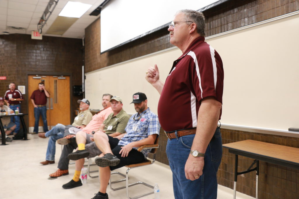 Davey Griffin leading the Pit Design and Maintenance Panel at Barbecue Summer Camp