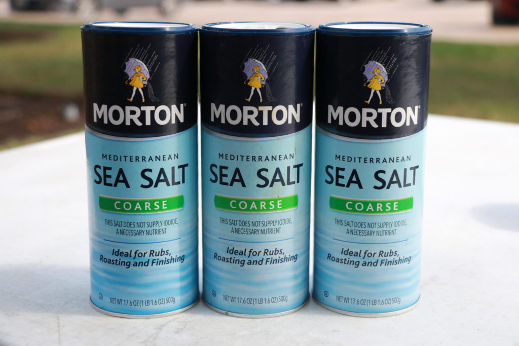 Coarse sea salt