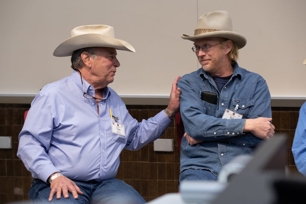 Tom Perini and Bill Dumas, Wood and Smoke Panel (photo by Kelly Yandell)