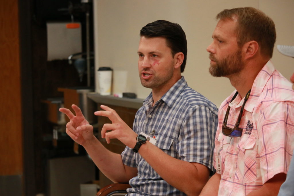 Ryan Zboril, Pitts and Spitts, on the Pit Design and Maintenance Panel at Barbecue Summer Camp