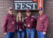 Davey Griffin, Brogan Horton, Jeff Savell, and Ray Riley at the Texas Monthly BBQ FEST 2019