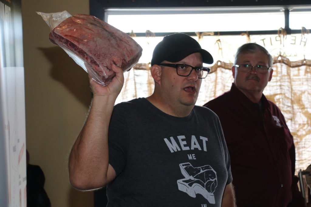 Daniel Vaughn talking about beef short ribs