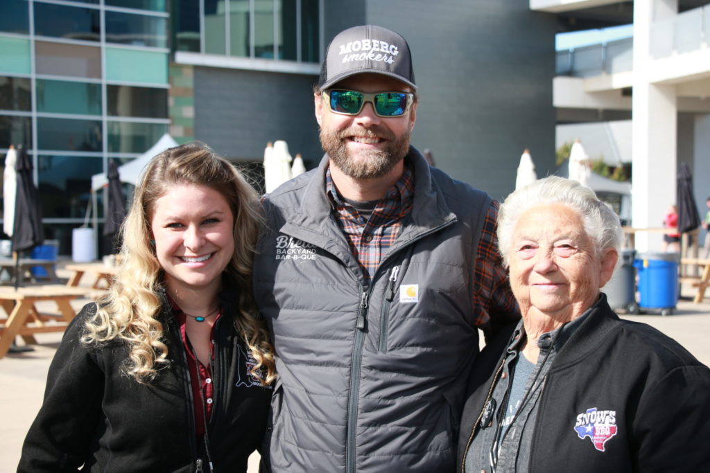 Brogan Horton with Brett Boren, Brett's Backyard Bar-B-Que and Tootsie Tomanetz, Snow's BBQ