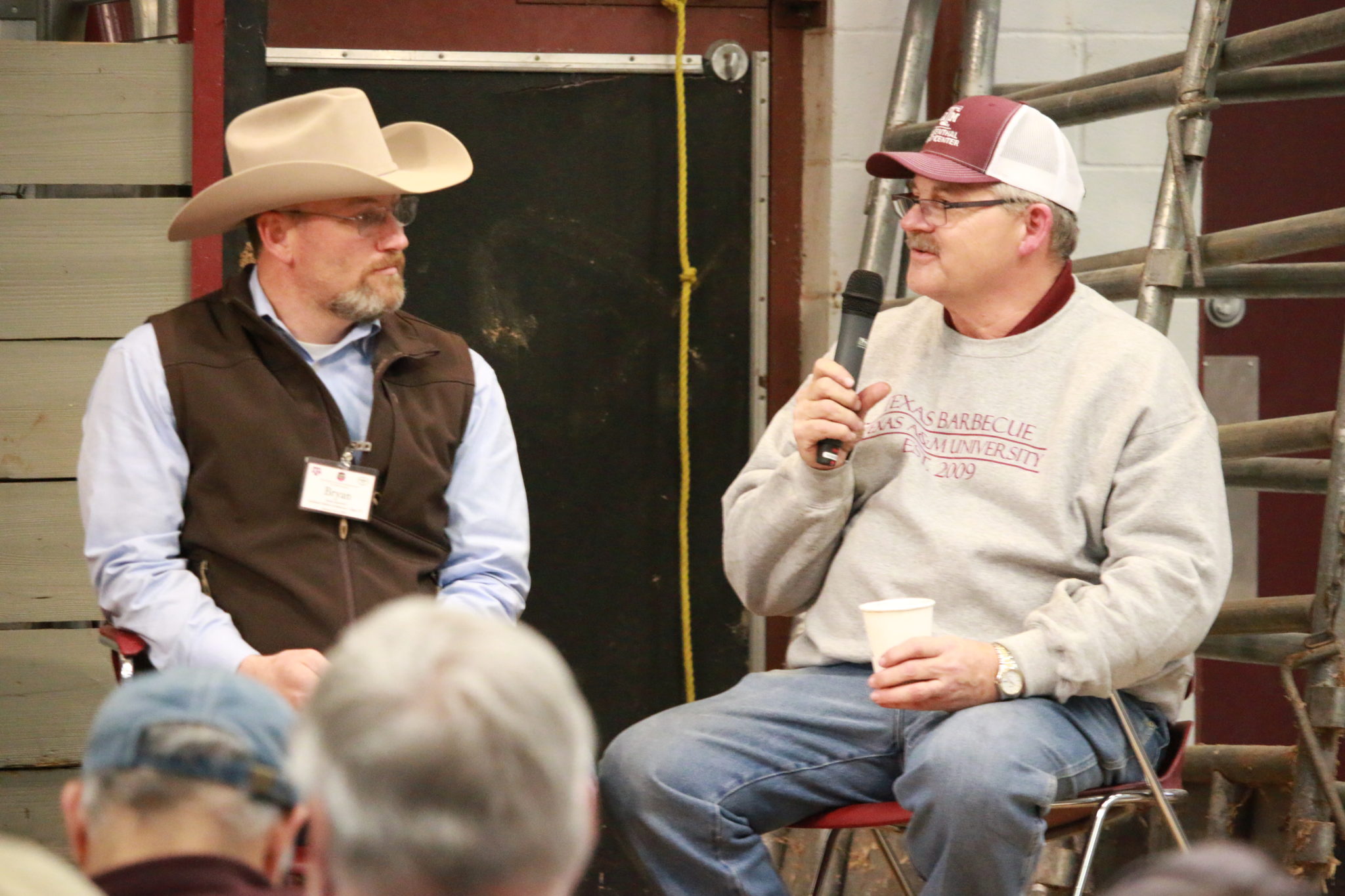 Davey Griffin moderating the Pit Design and Maintenance Panel at Camp Brisket