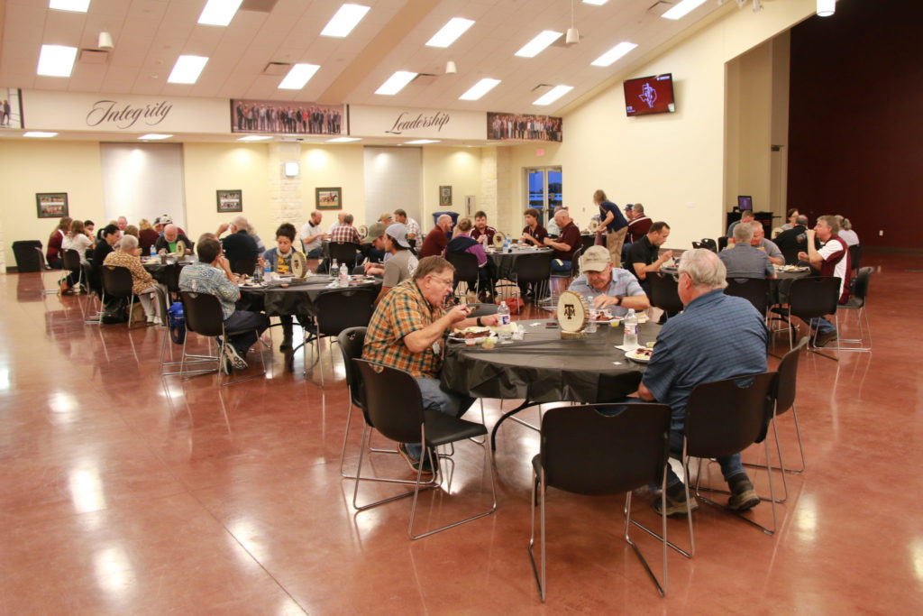 Dining at the Hildebrand Equine Complex